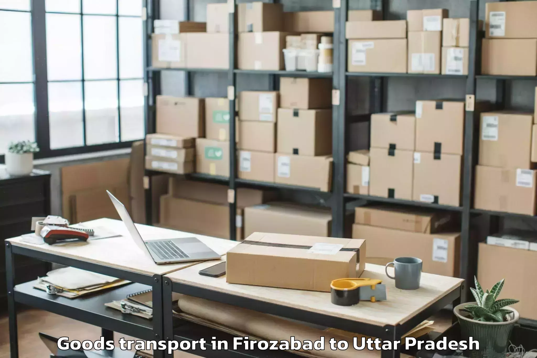 Hassle-Free Firozabad to Tindwari Goods Transport